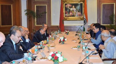Delegation led by Minister of Interior of the Kingdom of Morocco meets Indian delegation led by Kiren Rijiju 