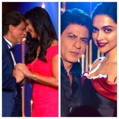 SRK experiences 'hard day at work' with Katrina Kaif, Deepika Padukone