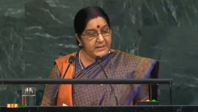 Pakistan known as terrorist state in the world: Sushma Swaraj