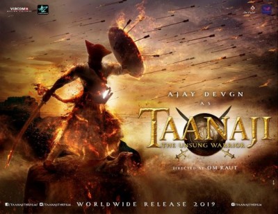 Ajay Devgn launches striking poster of â€˜Taanajiâ€™ on social media!