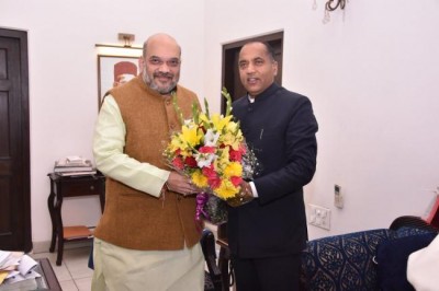 Himachal Pradesh CM Jairam Thakur meets Amit Shah 