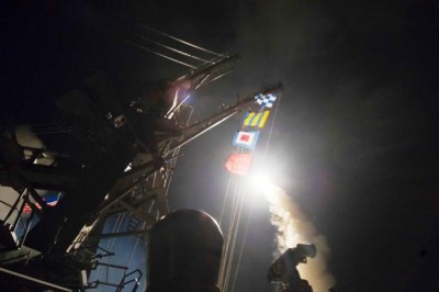 US strikes Syrian military base, Trump defends move as 'national security interest'