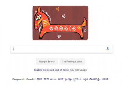 Google doodles on Jamini Roy's birth anniversary