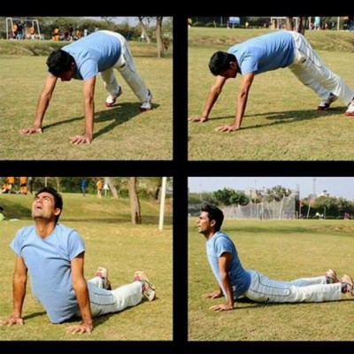 Mohammad Kaif faces Twitter trolls for sharing images of himself performing Surya Namaskar