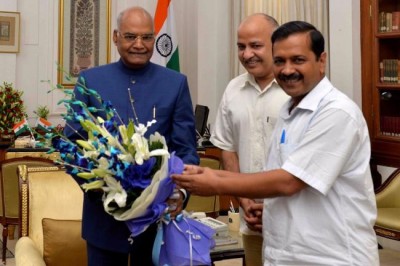 Arvind Kejriwal meets President Ram Nath Kovind