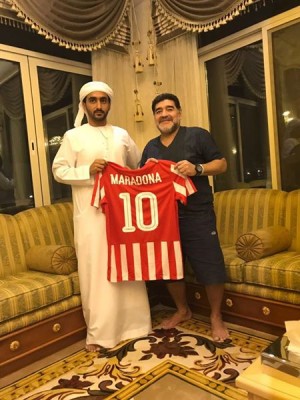 Diego Maradona appointed  Al-Fujairah's manager