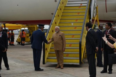 Narendra Modi reaches Portugal