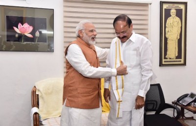 Venkaiah Naidu first common man to become Vice President: PM Modi