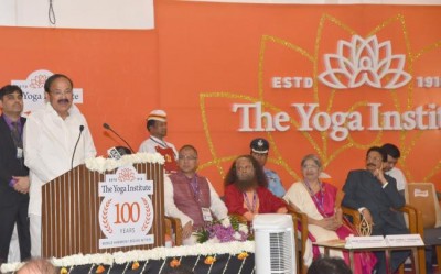 Work, knowledge and devotion yield extraordinary results: Vice President Naidu