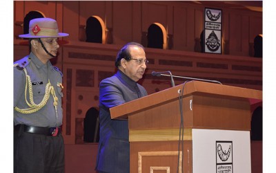 Assam Governor presents Ustad Bismillah Khan Yuva Puraskar