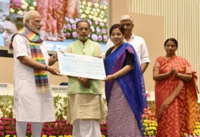 Prime Modi attends Sahkar Sammelan on the birth anniversary of Laxmanrao Inamdar  