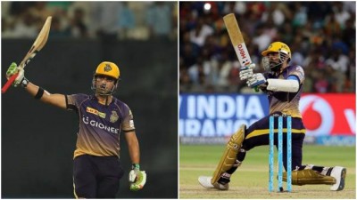 Gambhir and Uthappa's half centuries help KKR to beat RPS by seven wickets