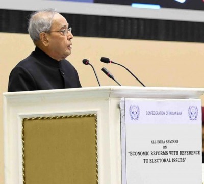 President Mukherjee calls for strong electoral system