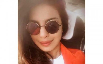 Priyanka Chopra visits London to promote her Baywatch