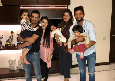 Families of Gautam Gambhir, Suresh Raina meet, spend time together
