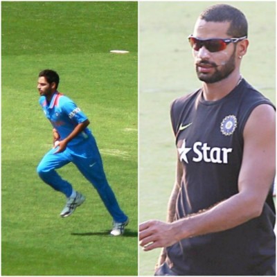 Bhuvneshwar Kumar, Shikhar Dhawan released from Indian Test team