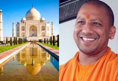 Yogi Adityanath visits Taj Mahal, takes part in cleanliness drive