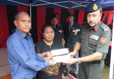 Release of terminal benefits to Martyr Major David Manlun