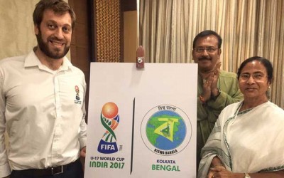 Mamata Banerjee launches Kolkata Host City Logo for FIFA U-17 World Cup India 2017