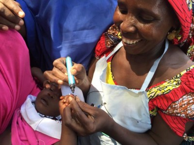 UN-backed campaign to help vaccinate millions of children against measles in north-east Nigeria