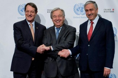 UN chief urges Greek Cypriot and Turkish Cypriot sides to seize â€˜historicâ€™ chance for peace