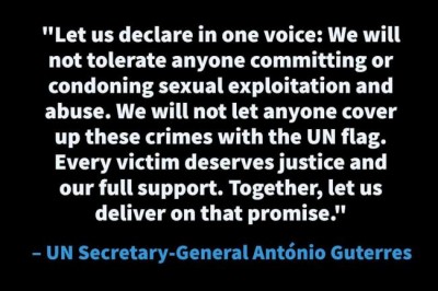 UN chief Guterres unveils proposals to end 'scourge' of sexual exploitation and abuse