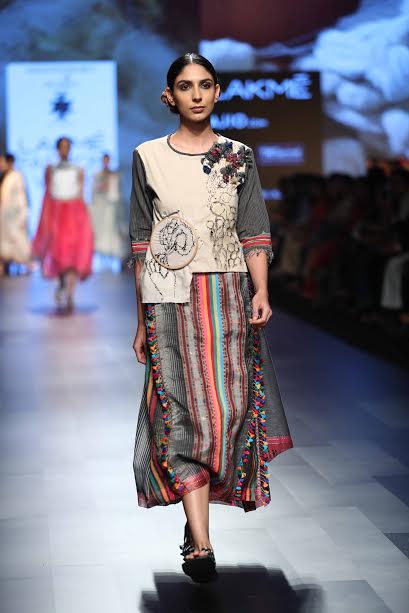 LFW: Models walk the ramp for designer Chaman Siju
