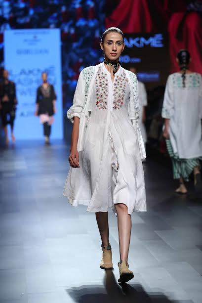  LFW: Models walk the ramp for designer Shrujan