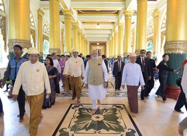 Prime Minister Narendra Modi's visit to Yangon, Myanmar 