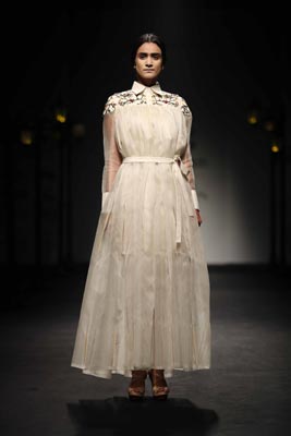 Designer Samant Chauhan displays his Spring Summer at AIFW 