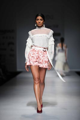 Amazon India Fashion Week: Hemant & Nandita displays their collection on floor