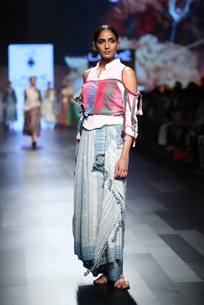 LFW: Models walk the ramp for designer Chaman Siju