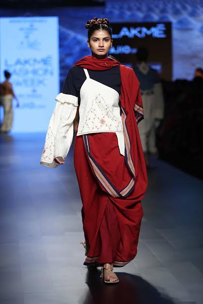 LFW: Models walk the ramp for designer Somaiya Kala Vidya