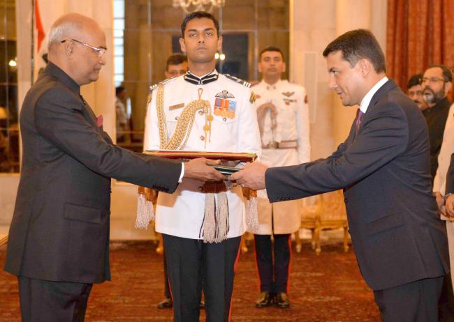 President,Ram Nath Kovind, at Rashtrapati Bhavan