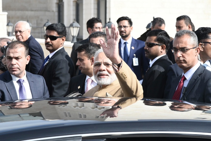 PM Modi visits Palestine