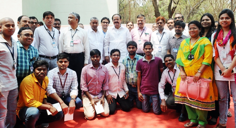 The VP  M Venkiaha Naidu in Hyderabad 