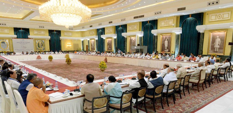 President Kovind attends commemoration of 150th birth anniversary of Mahatma Gandhi at Rashtrapati Bhavan, chairs meeting  