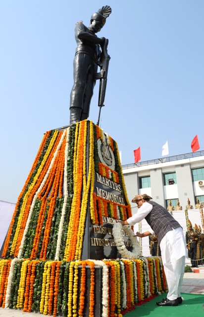 Rajnath Singh attends 57th Raising Day Parade of Indo-Tibetan Border Police