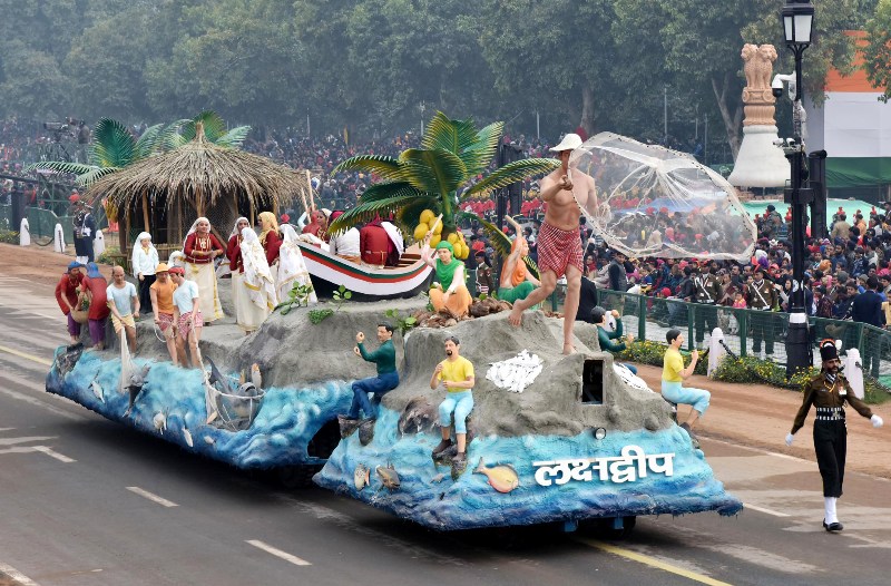 Dress rehearsal for Republic Day in Delhi