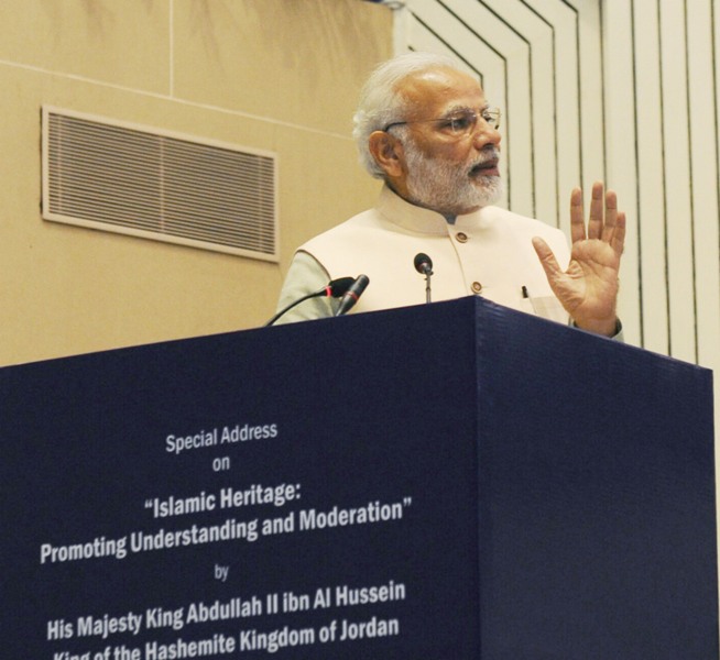 The King of Jordan in India