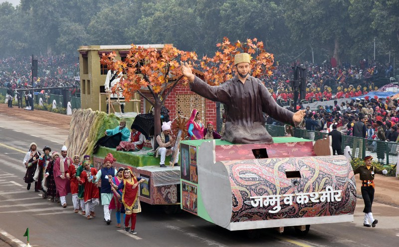 Dress rehearsal for Republic Day in Delhi