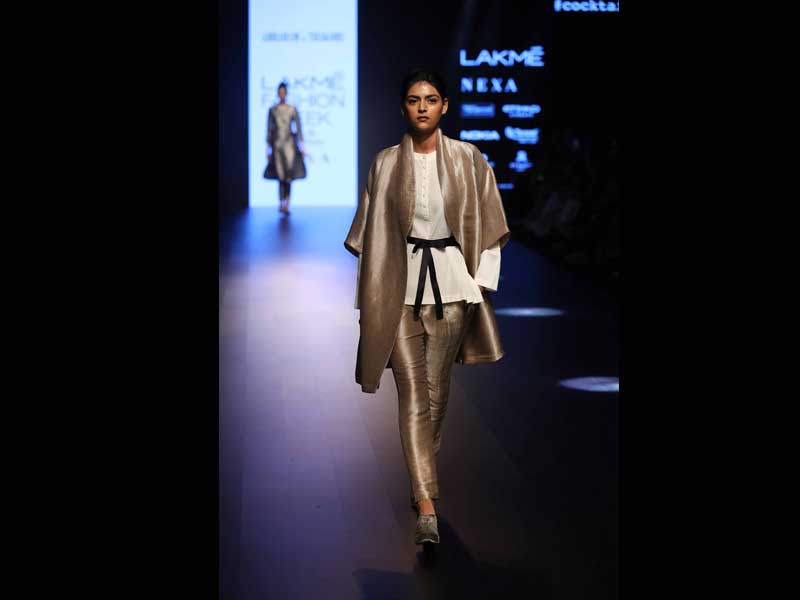 Abraham and Thakore showcases their Winter/Festive collection at Lakme Fashion Week