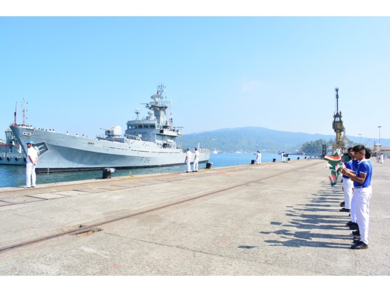 Foreign ships arrive in India for MILAN