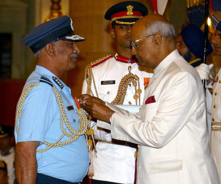 President Kovind, PM Modi meet at Defence Investiture Ceremony-II in New Delhi