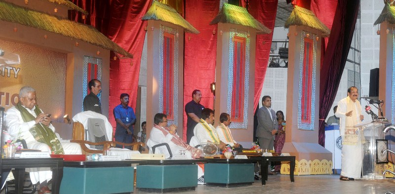 VP  addressing the Convocation of Tripura University, in Agartala, Tripura 
