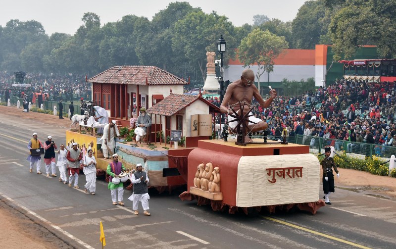 Dress rehearsal for Republic Day in Delhi