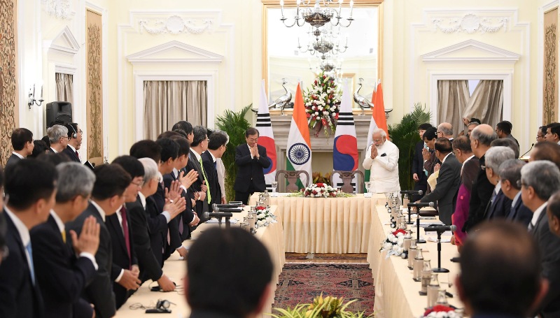  Moon Jae-in visits Hyderabad House