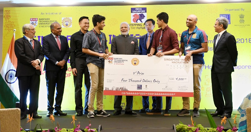 PM  Narendra Modi in Singapore