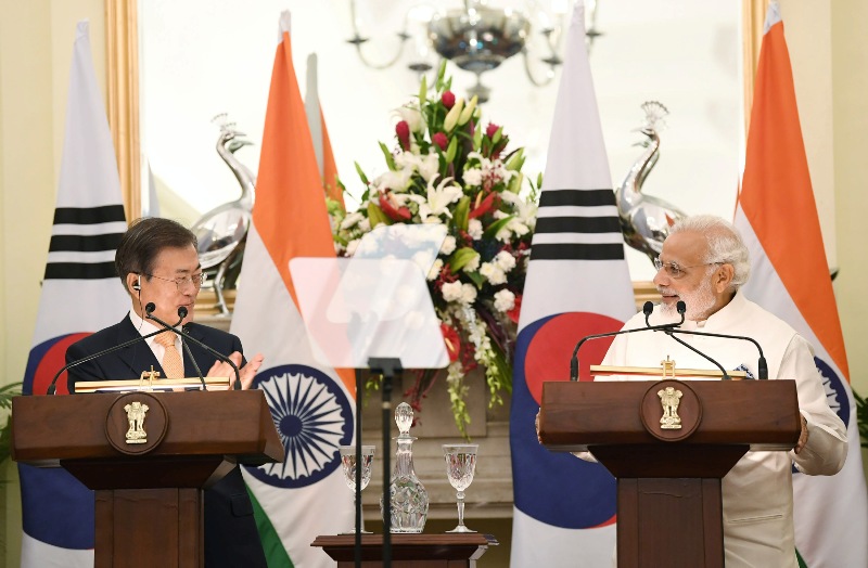  Moon Jae-in visits Hyderabad House