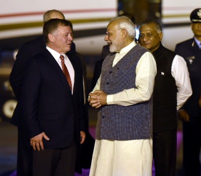 The King of Jordan  Abdullah II Bin Al-Hussein Visits India